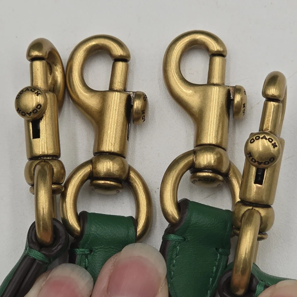 Coach Rogue Satchel 25 In Glovetanned Pebble Leather, Shamrock- Includes Charm - Picture 16 of 16